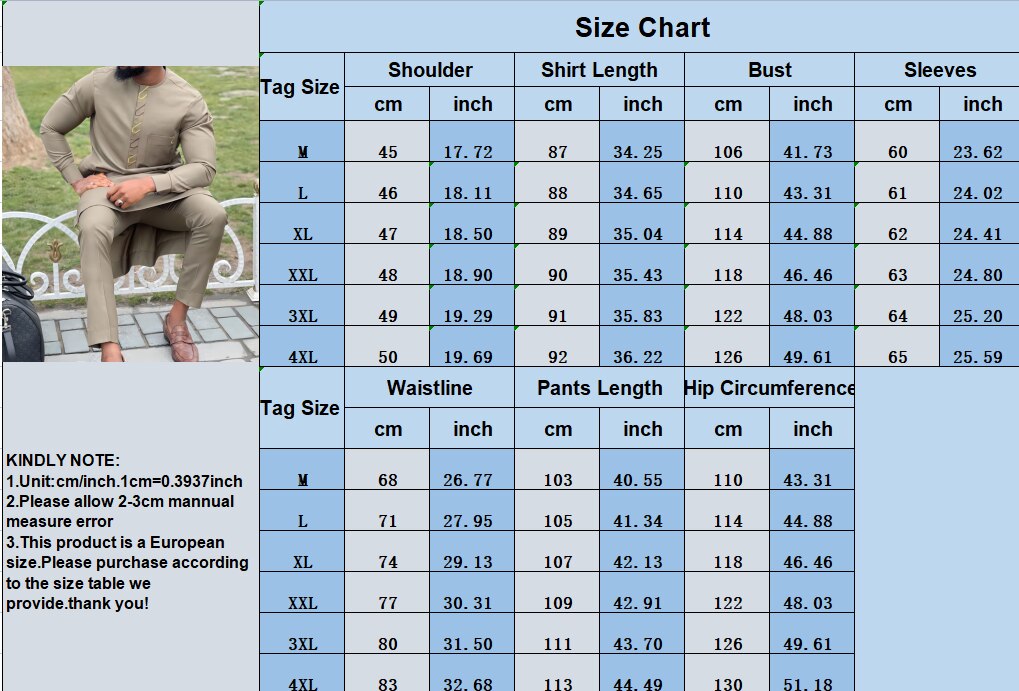 New Suit Solid Color Long Sleeve Embroidered Shirt and Casual Pants 2-Piece Set Business Travel Elements Suit