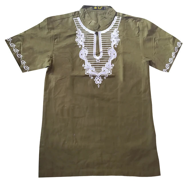 Dashiki Embroidered Traditional Mali Vintage Top