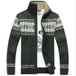 Autumn Winter Men's Sweater Coat  Jackets Men Zipper Knitted Thick Coat Warm Casual Knitwear Cardigan - Bekro's ART