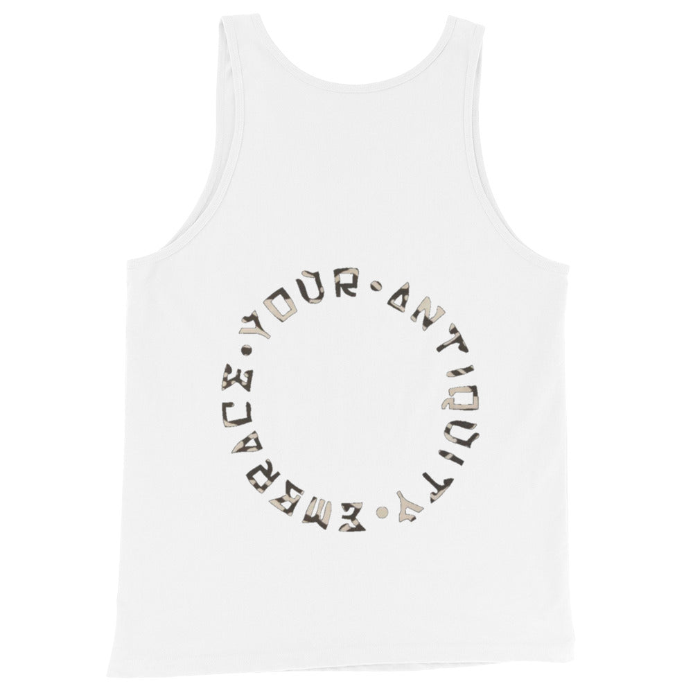 Black Kente Logo Tank Top - Bekro's ART