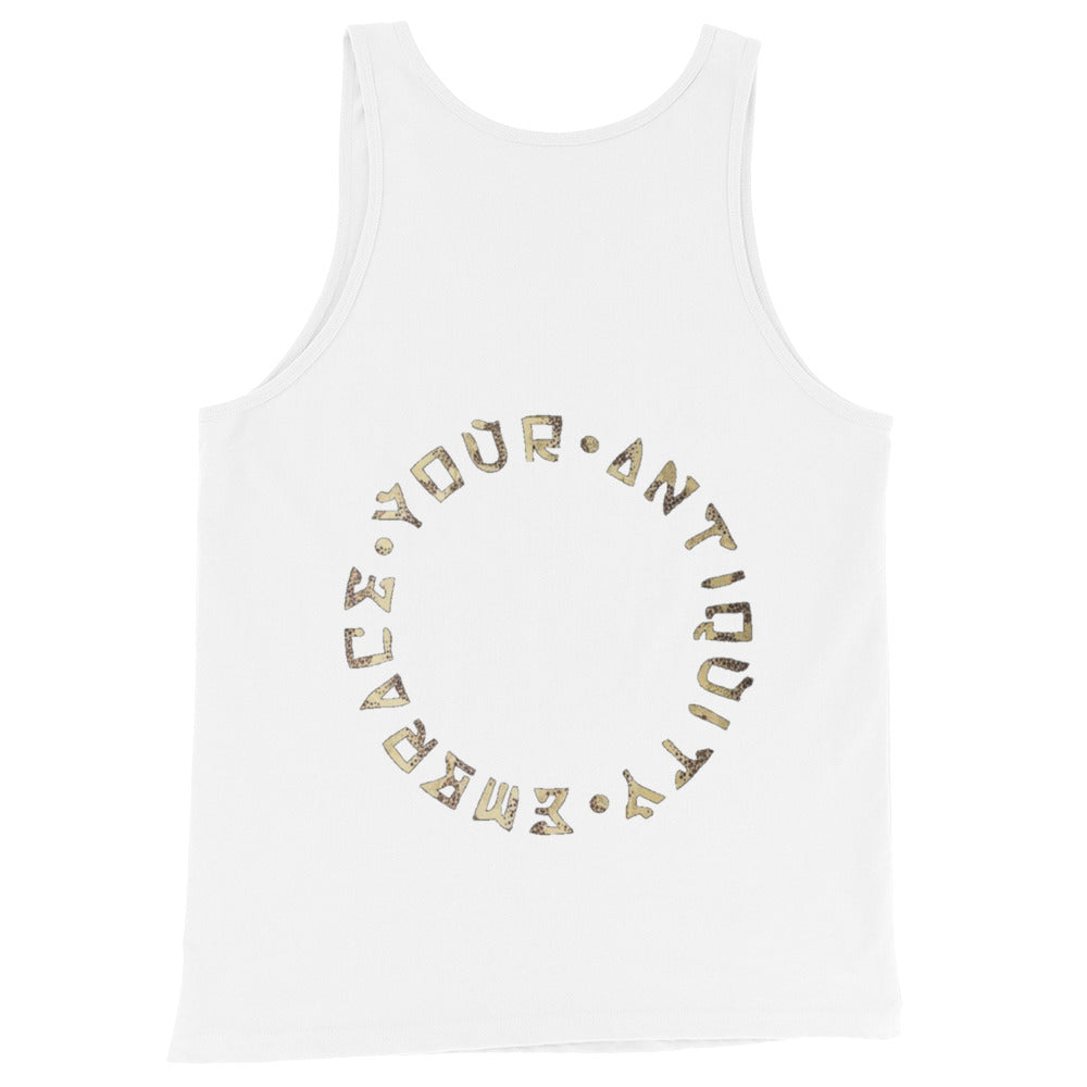 Yellow Kente Logo Tank Top - Bekro's ART