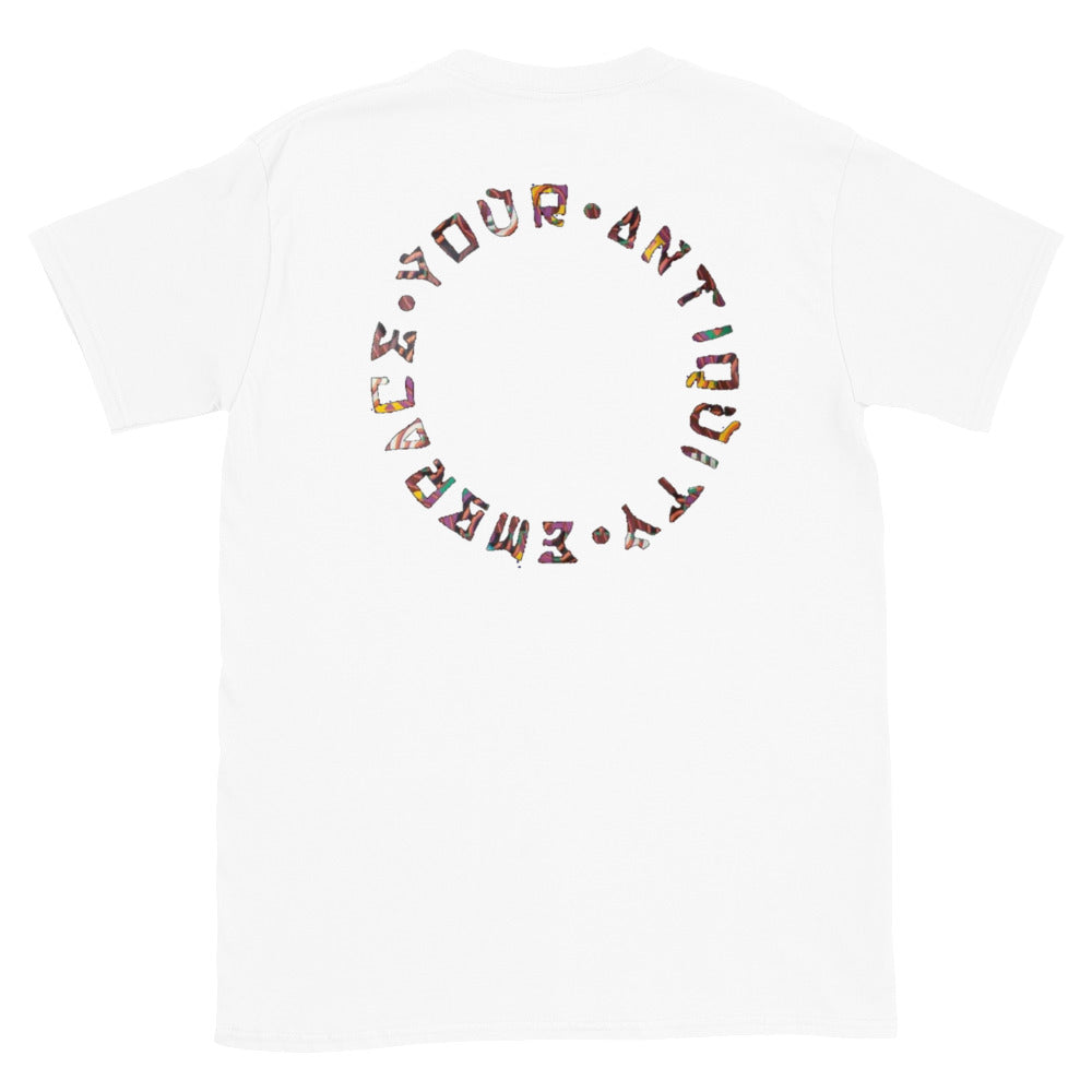 Purple Kente Logo Short Sleeve Tee - Bekro's ART