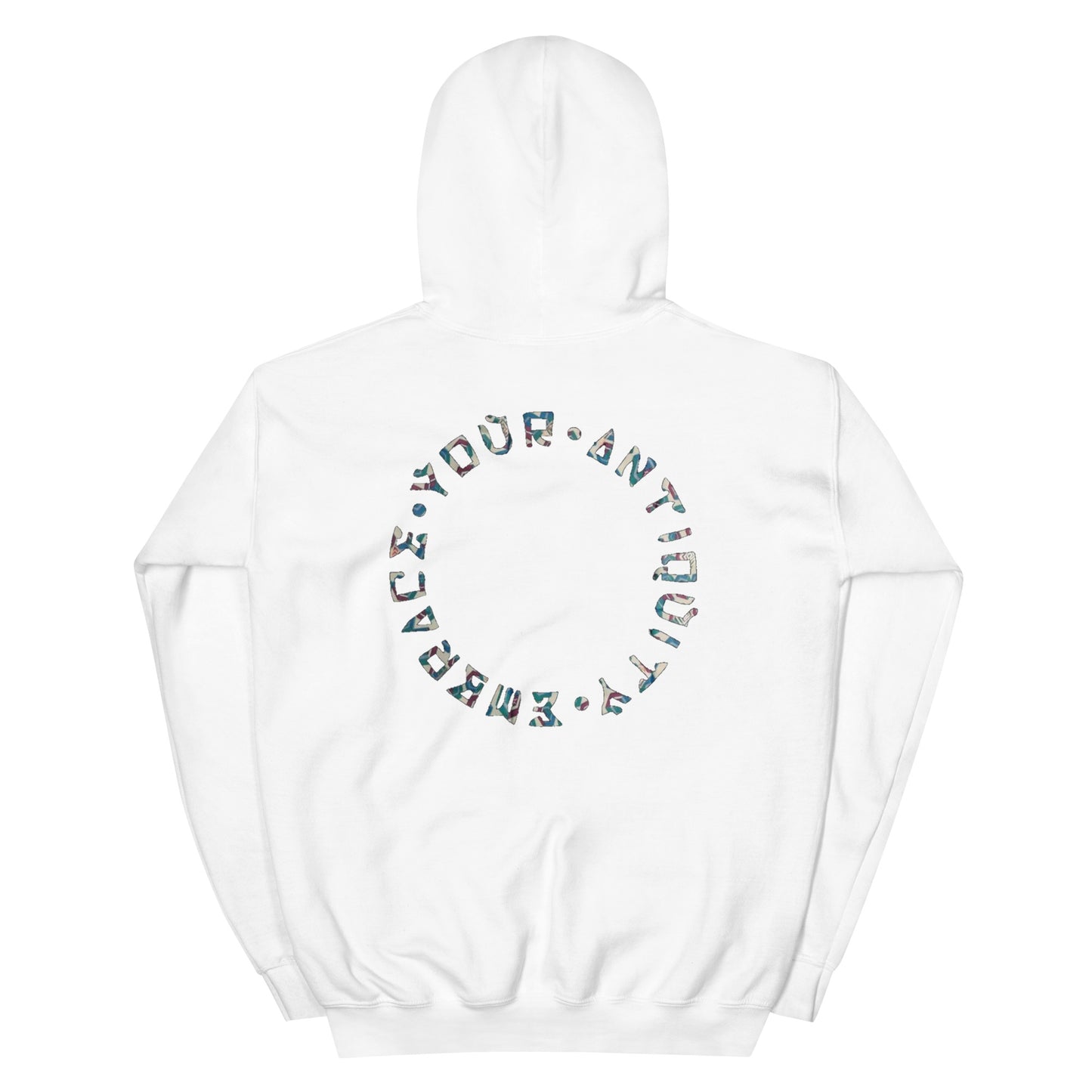 Light Blue Kente Logo Hoodie - Bekro's ART