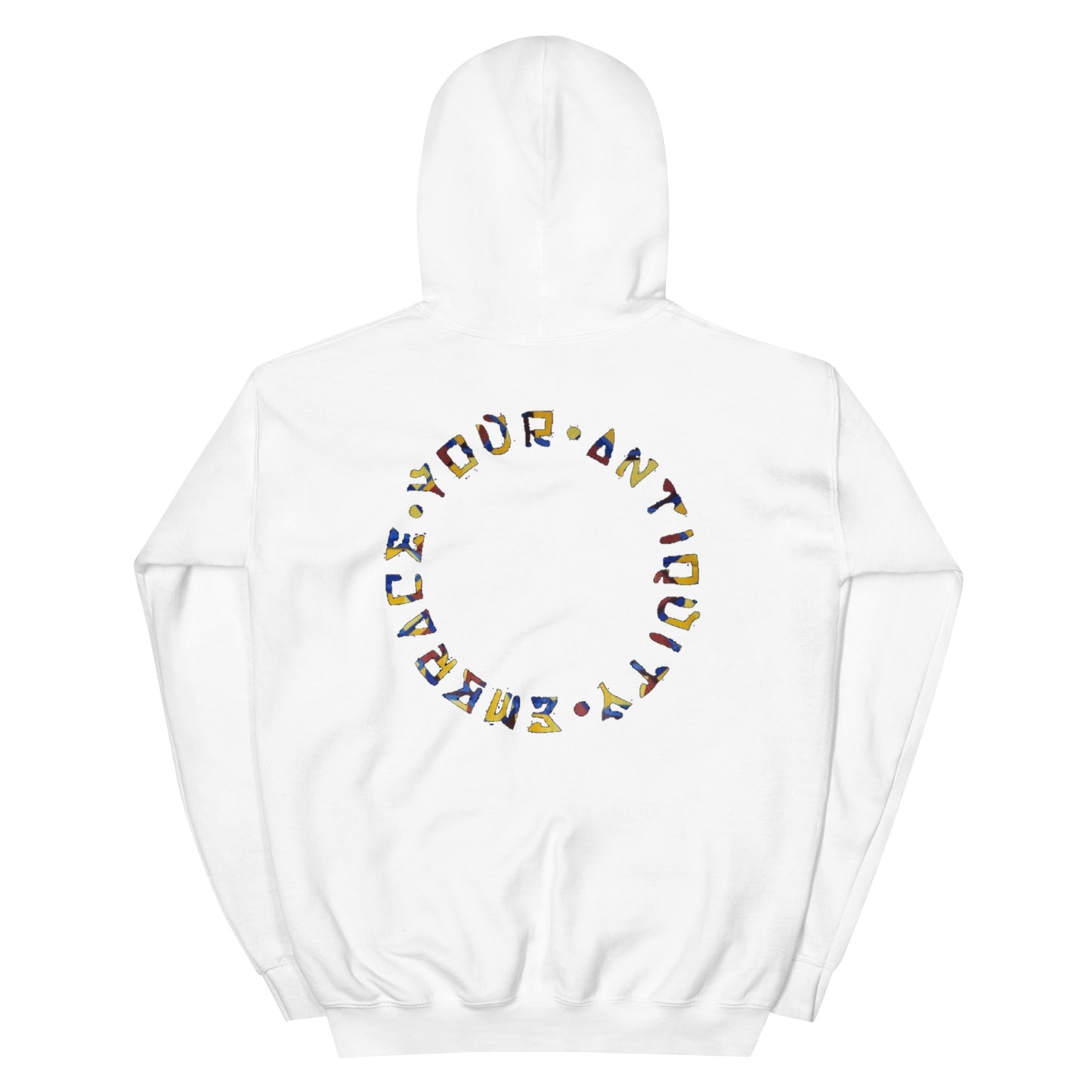 Yellow Purple Kente Logo Hoodie - Bekro's ART