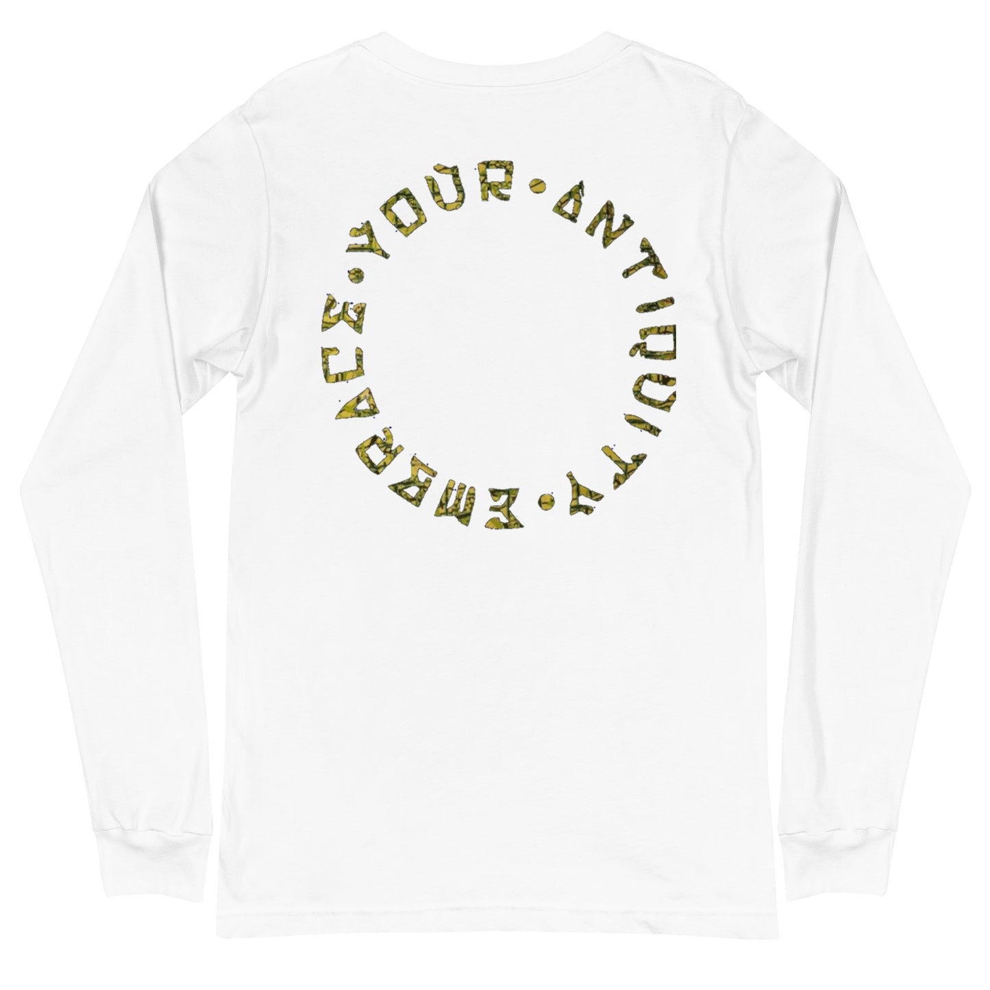 Green Kente Logo Long Sleeve Tee - Bekro's ART