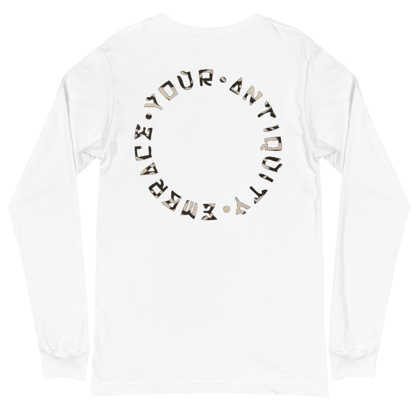 Black Kente Logo Long Sleeve Tee - Bekro's ART