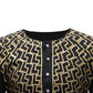 African Ethnic Geo Pattern Longline Tunic Half Button Crew O Neck Nigerian Top