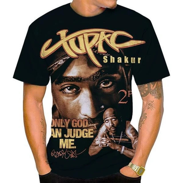 Tupac Shakur Casual Hip hop Cool Shirt