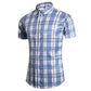 Fashion 12 Style Design Short Sleeve Casual Striped Beach Shirt