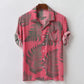 Short Sleeve Hawaiian Casual Loose Buttons Colorful Print Fashion Summer Shirt