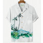 Fashion Hawaii Harajuku Palm Tree Short Sleeve Casual Top