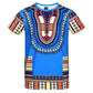 African Dashiki Ethnic Loose Fit Top Tee