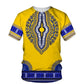 African Dashiki Ethnic Loose Fit Top Tee