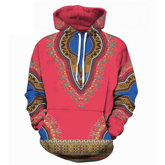 Spring Autumn African Dashiki Print Hoodie Pullover Men Casual 3D Hoodies Sweatshirts Men Hip Hop Hoody Tracksuit Moletons - Bekro's ART