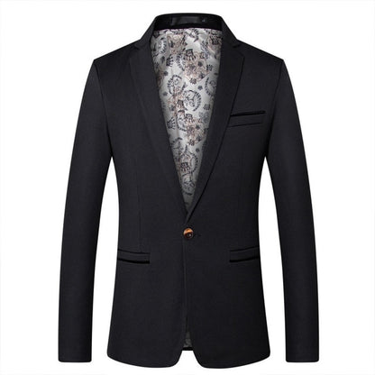 British's Style Casual Slim Fit Suit Jacket Male Blazers Men Coat Terno Masculino - Bekro's ART