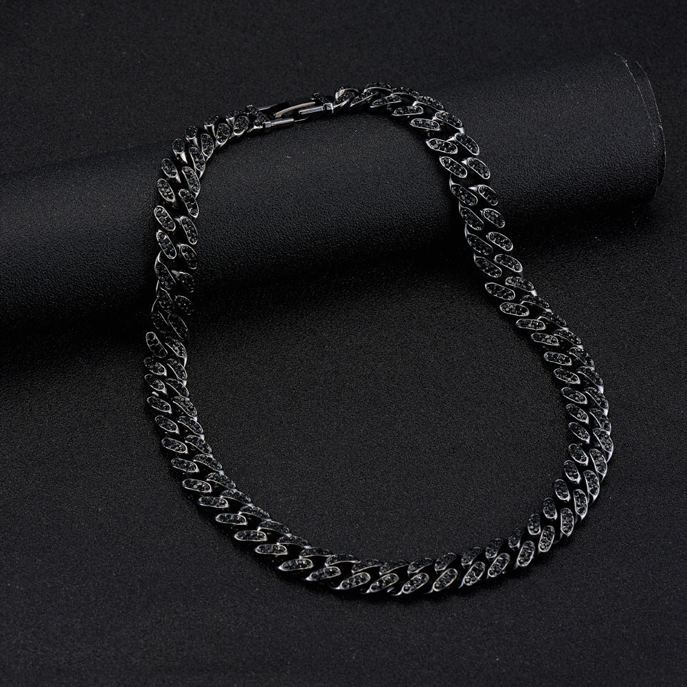 Hip Hop Necklace Street Hip Hop Accessories Retro Personality 13mm Necklace Accessories - Bekro's ART