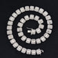 Fashion New Square Rock Candy Chain 12mm Necklace Bracelet Street Hip Hop Women's Jewelry Accessories - Bekro's ART