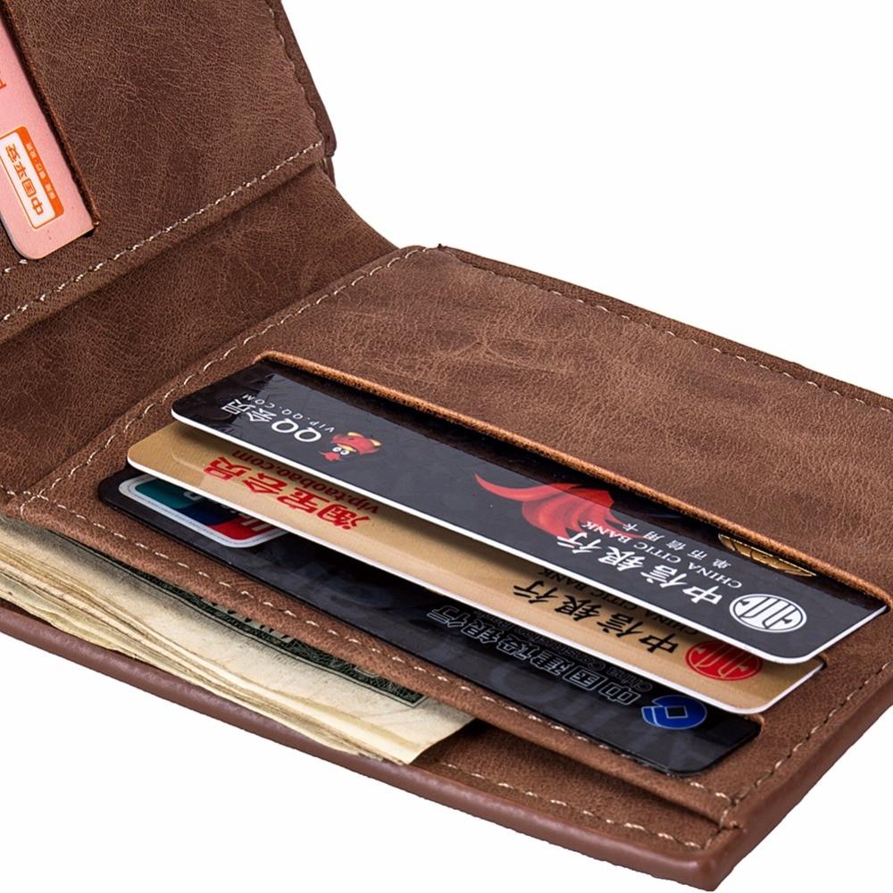 Men Wallets Mens Wallet with Coin Bag Zipper Small Money Purses New Design Dollar Slim Purse Money Clip Wallet - Bekro's ART
