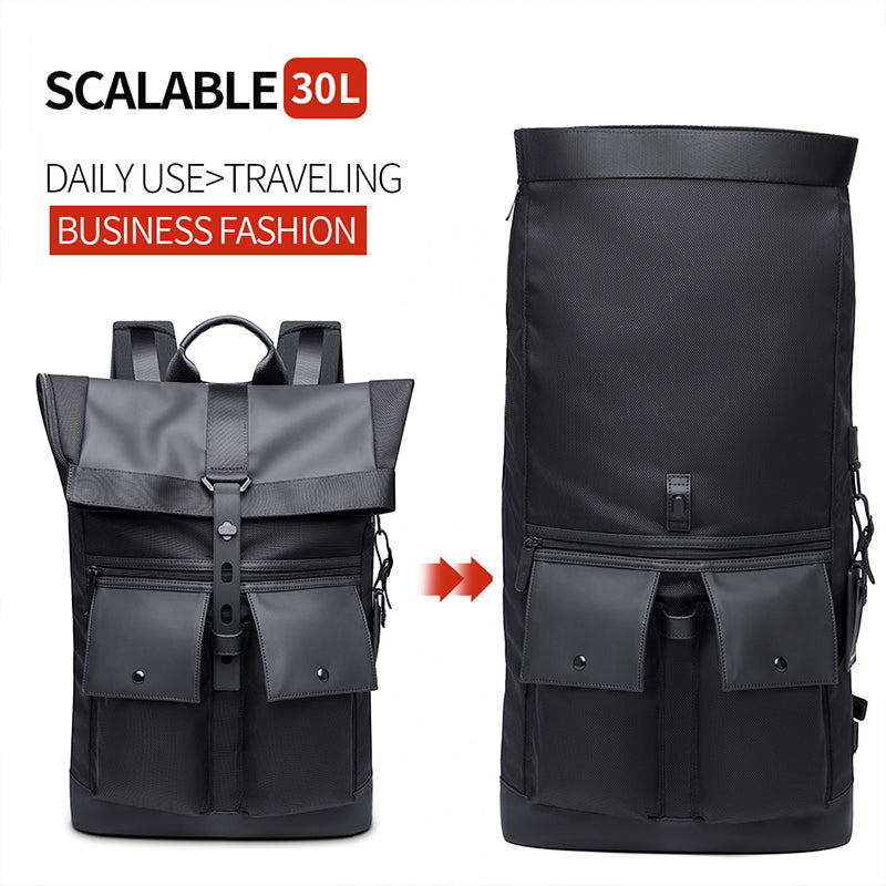 New BANGE Backpack Men's Casual Business Backpack Travel Large Capacity Backpack Student Schoolbag Backpack - Bekro's ART