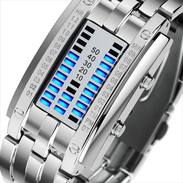 Sport Watch Men  Strap LED Display Watches 5Bar Waterproof Digital Watch - Bekro's ART