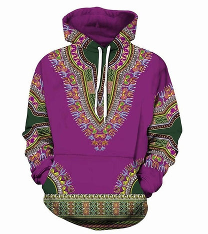 3D Traditional Print Hoodies Men  Fashion African Dashiki Hoodie Sweatshirts Men Hip Hop Streetwear Hoody Tracksuit - Bekro's ART