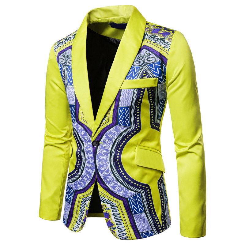 Traditional cultural wear mens africa suit jacket clothing fashion african clothes hip hop blazers casual dress robe africaine - Bekro's ART