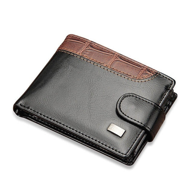 Baellerry Vintage Leather Hasp Small Wallet Coin Pocket Purse Card Holder Men Wallets Money Cartera Hombre Bag Male Clutch - Bekro's ART