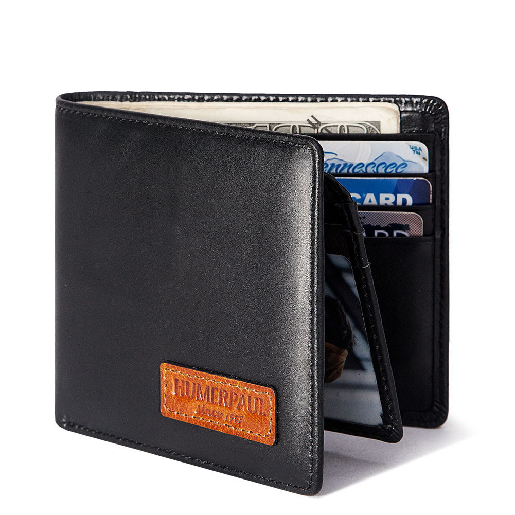 Suitable For AirTag Anti-Lost Device RFID Anti-Magnetic Wallet Large Capacity Multi Card First Layer  Men's Leather Wallet - Bekro's ART