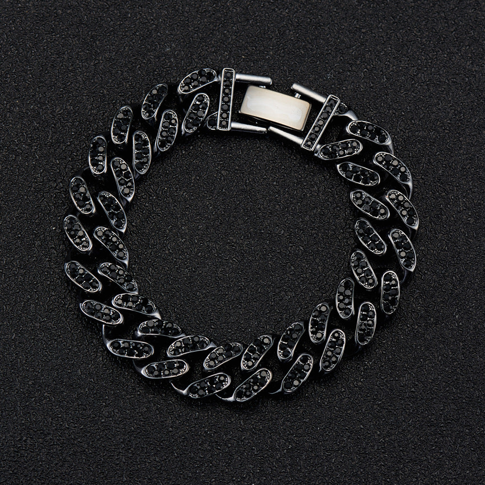 Hip Hop Necklace Street Hip Hop Accessories Retro Personality 13mm Necklace Accessories - Bekro's ART
