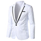 Blazers Masculino Homme Slim Fit for Men  Stylish Casual Solid Blazer Business Wedding Party Outwear Coat Suit Top Regular - Bekro's ART