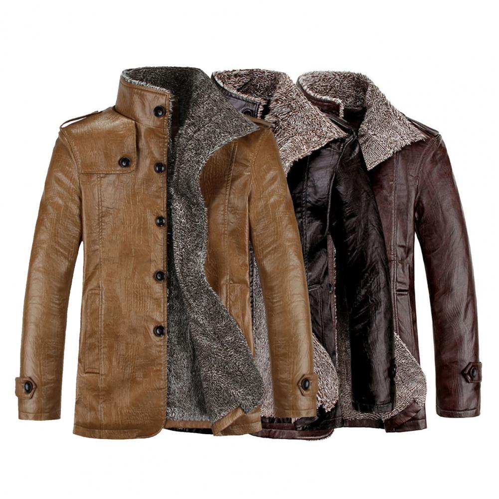 Fabulous Men Coat Warm Winter Coat Buttons Keep Warm Single-breasted Business Jacket Cool Men's Clothing Streetwear - Bekro's ART