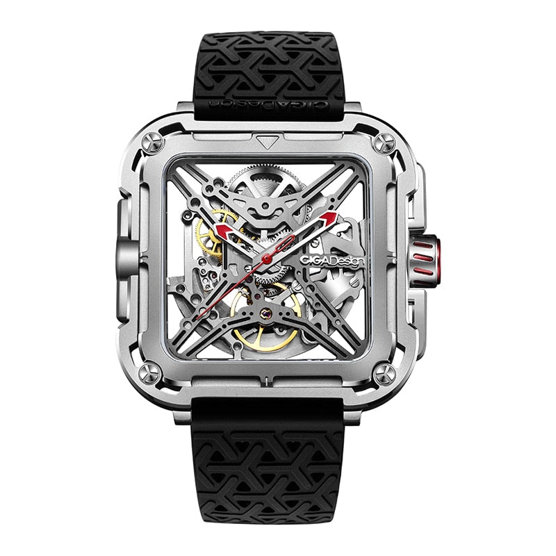 CIGA Design X Series Sapphire Crystal Hollow Design Automatic Men's Mechanical Watch Men Mechanical Wristwatches - Bekro's ART