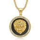 Gun Charms Head Lion Necklace Rock Punk Style Men/Jewelry Gold  Lion Chain Necklace &amp; Pendant T1347 - Bekro's ART