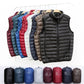 New Men spring Down Vest Jackets Men's Lightweight Water-Resistant Packable Puffer Sleeveless Vest Coats - Bekro's ART
