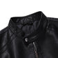 Autumn New Men's Casual Fashion Stand Collar Slim PU Leather Jacket Solid Color Leather Jacket Men Anti-wind Motorcycle - Bekro's ART