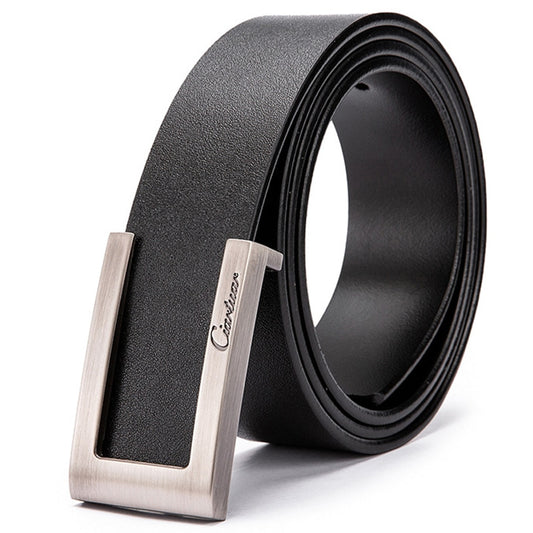 Ciartuar Leather Belts for Men High Quality Designer Brand Male Belt Luxury Mens Belts Strap Men's Gift Simple Belt Ceinture New - Bekro's ART