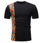White Patchwork African Dashiki T Shirt Men  Summer New Short Sleeve African Clothes Streetwear Casual Camisetas Hombre - Bekro's ART