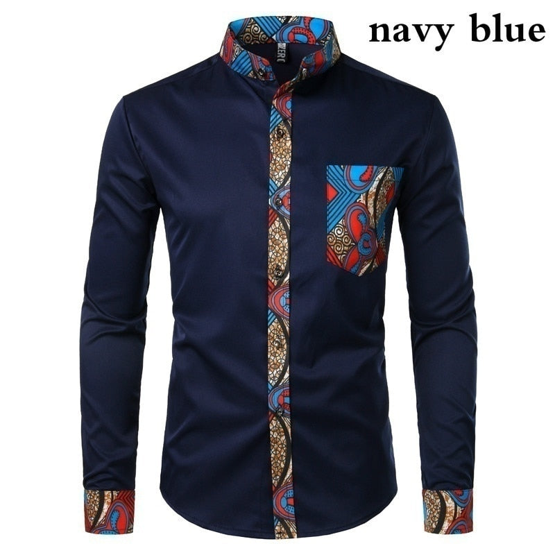 African hotsell Print Men’s shirt, Ankara Men’s Shirt