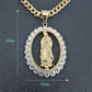 N7M7 Hip Hop Iced Out Bling Big Virgin Mary Necklaces Pendants Gold Color  Madonna Necklace For Jewelry - Bekro's ART