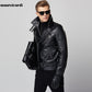 Mauroicardi Spring Leather Biker Jacket Mens Zipper Long Sleeve Belt Autumn Soft Faux Leather Jackets for Men Brand - Bekro's ART