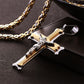 Neck Chain Hip Hop Rock Men's Cross Square chain  Necklace Ladies Jesus Pendant Punk Style Jewelry - Bekro's ART