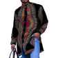 Autumn and Spring Fashion Style African Men Printing Polyester Shirts - Bekro's ART