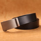Genuine Cow Leather Automatic Belt For Men Formal Automatic Buckle Belt  Genuine Leather Mens business Strap - Bekro's ART