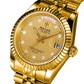 Holuns Men Watches Luxury Top Brand Gold Diamond Role Quartz  Calendar Relogio Masculino Wrist Watch Clock - Bekro's ART
