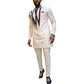African Dashiki Outfit Mens Stripe Print Tops Pants 2 Piece Suit Hippie Men Fashion Muslim Sets Thobe  European Clothing - Bekro's ART