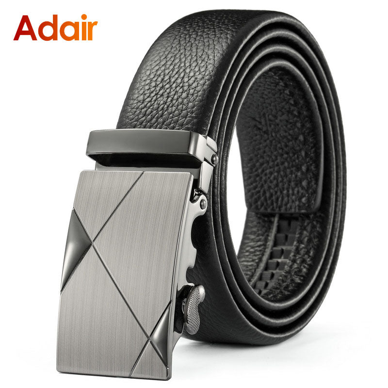 Belts for Men Automatic Male Work Business Casual Luxury Men Belts Metal pu Leather Designer Famous Brand Jeans Strap ZDP001 - Bekro's ART