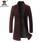 New Autumn and Winter High-end Brand Fashion Boutique Warm Men's Pure Color Casual Business Woolen Woolen Coat Windbreaker - Bekro's ART