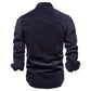 New Single Breasted 100% Cotton Men's Shirt Business Casual Fashion Solid Color Corduroy Men Shirts Autumn Slim Shirt Men - Bekro's ART