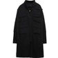 HOUZHOU Techwear Jacket Long Coat Cardigan Male Men's Spring Windbreaker Cloak Black Men's Clothing Streetwear Hip Hop Punk Rave - Bekro's ART
