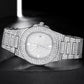 Popular Iced Out Watch Men Luxury Full Diamond Watches CZ Quartz Men's Watch Waterproof Hip Hop Male Clock Gift Jewelry - Bekro's ART